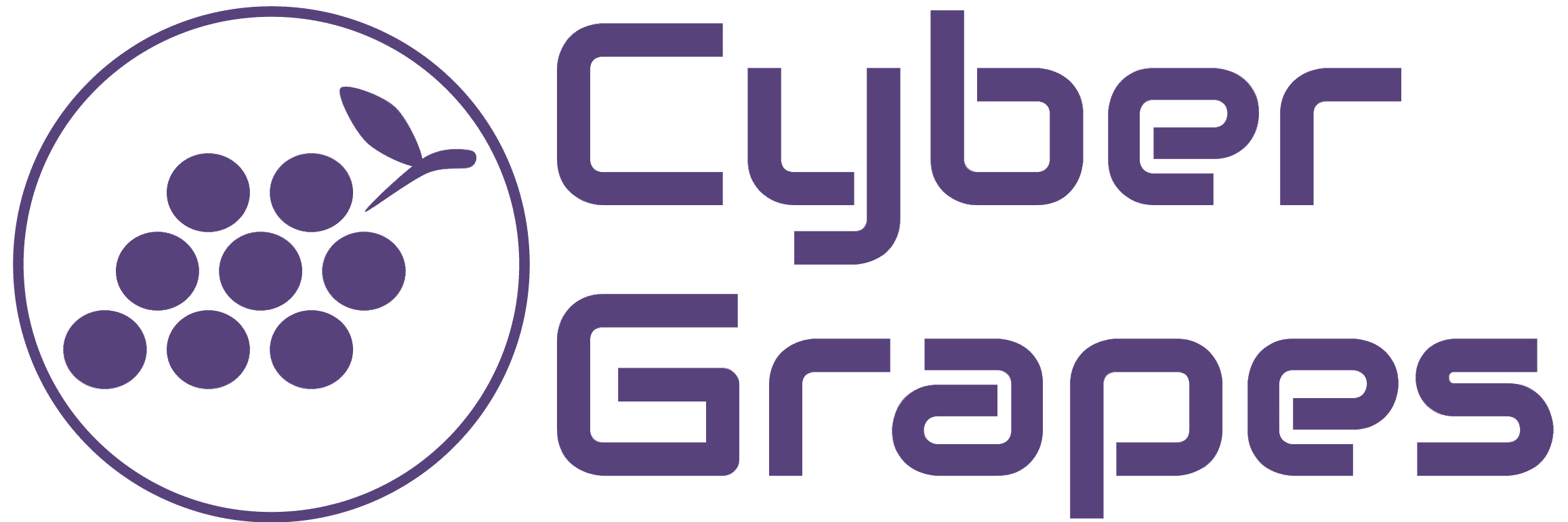 Logo for Cyber Grapes Cropped 4-3 Purple.png