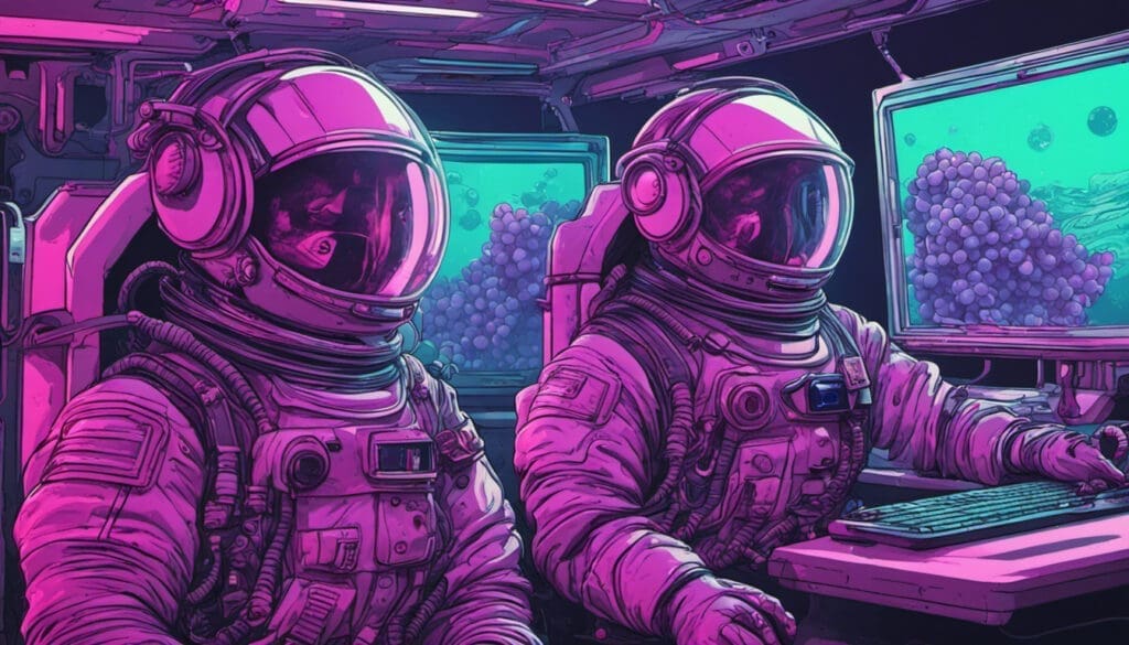 astronauts facebook and grapes